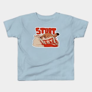 Stoat on a tote Kids T-Shirt